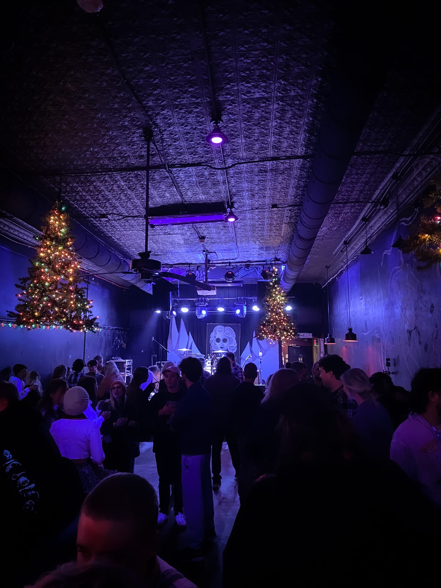 A decent crowd gathers before Ballastella kicks off the night at the Alabama Music Box's last show on Dec. 30, 2023. (Photo: Tandra Smith)