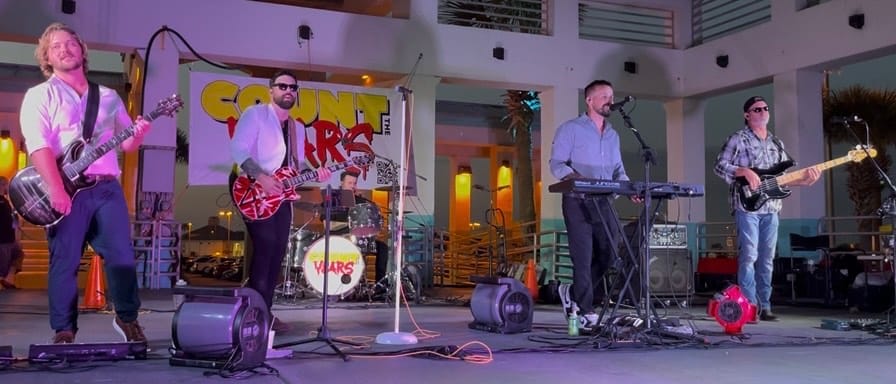 Count The Years Bring Musical Joy to Bands On The Beach
