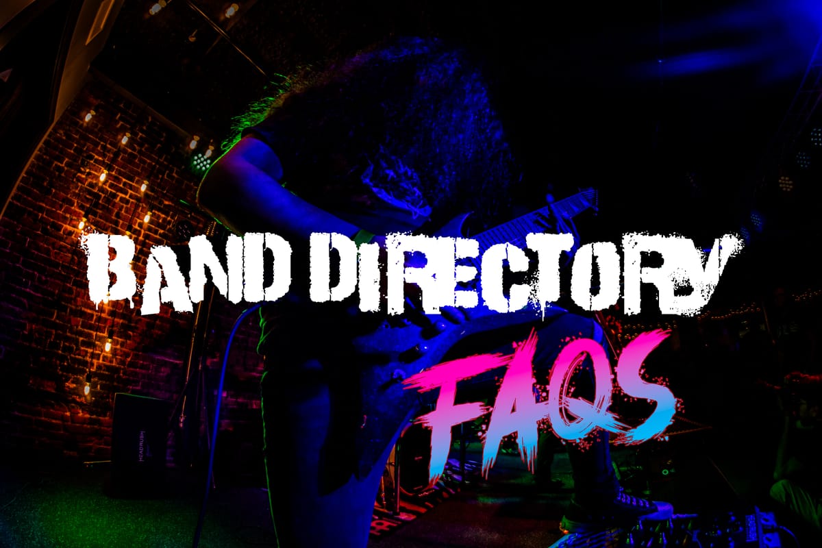 Band Directory FAQs