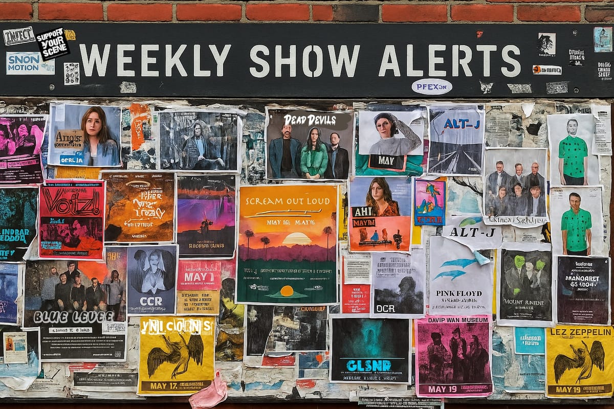Weekly Show Alerts: Sep 26 - Oct 2, 2025