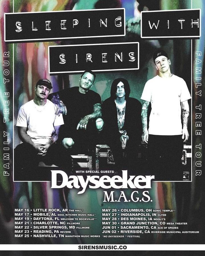 Sleeping with Sirens will be performing in Mobile on May 17.