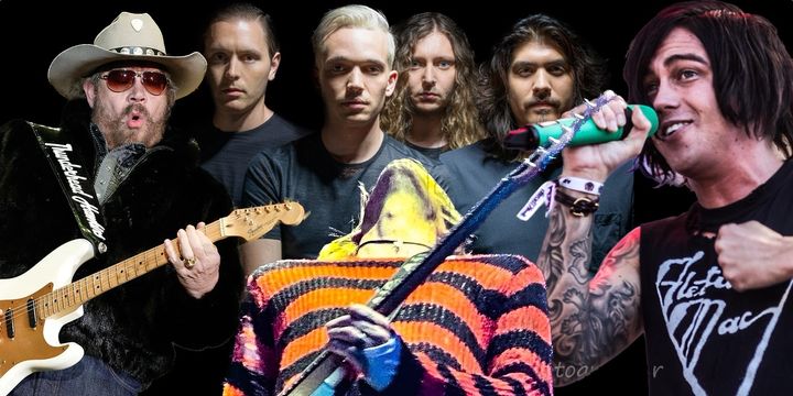 Hank Williams Jr., Badflower, Nirvanna and Sleeping With Sirens.