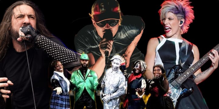 Goatwhore, The Wiz, The Taints and Skillet.