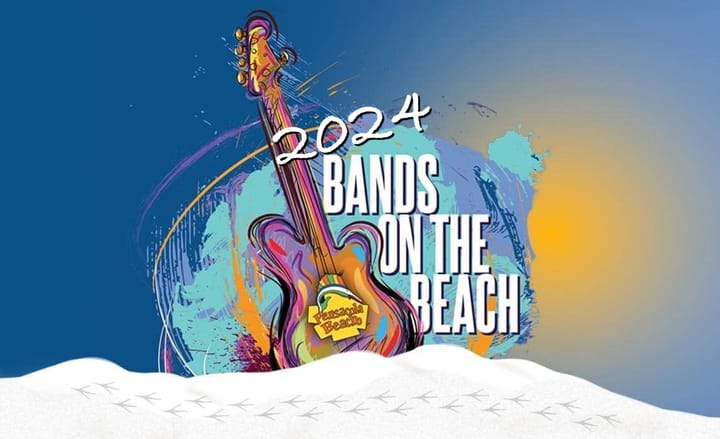 Bands On The Beach logo.